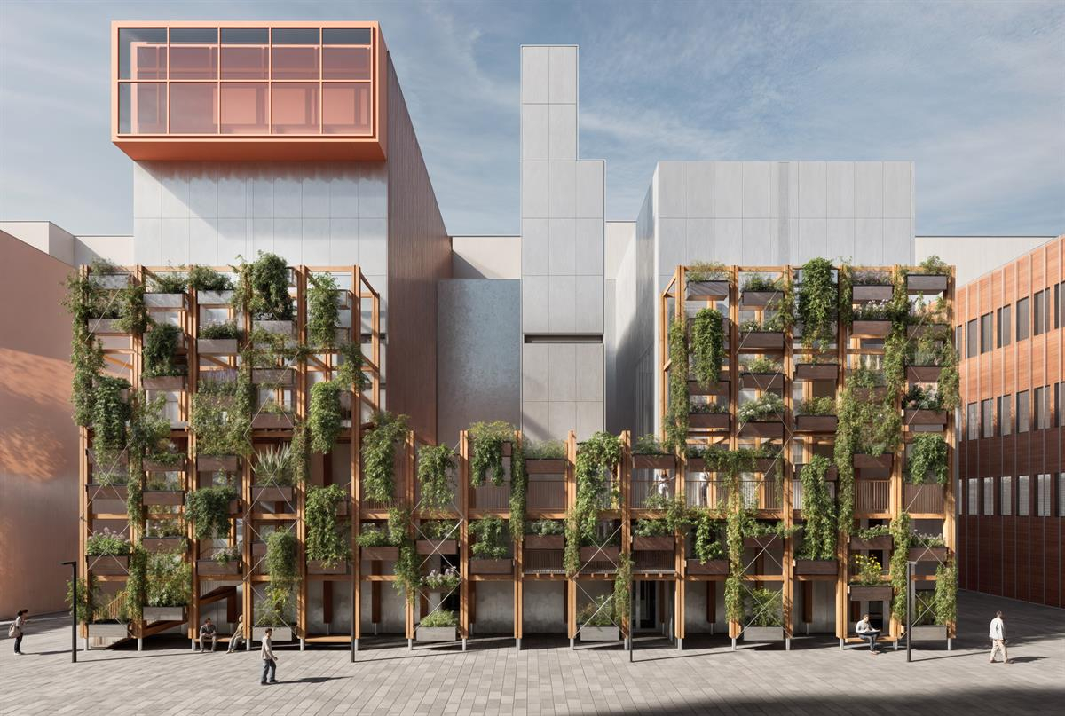 Turun Tiedepuistoon rakennetaan Suomen suurin ulkoviherseinä