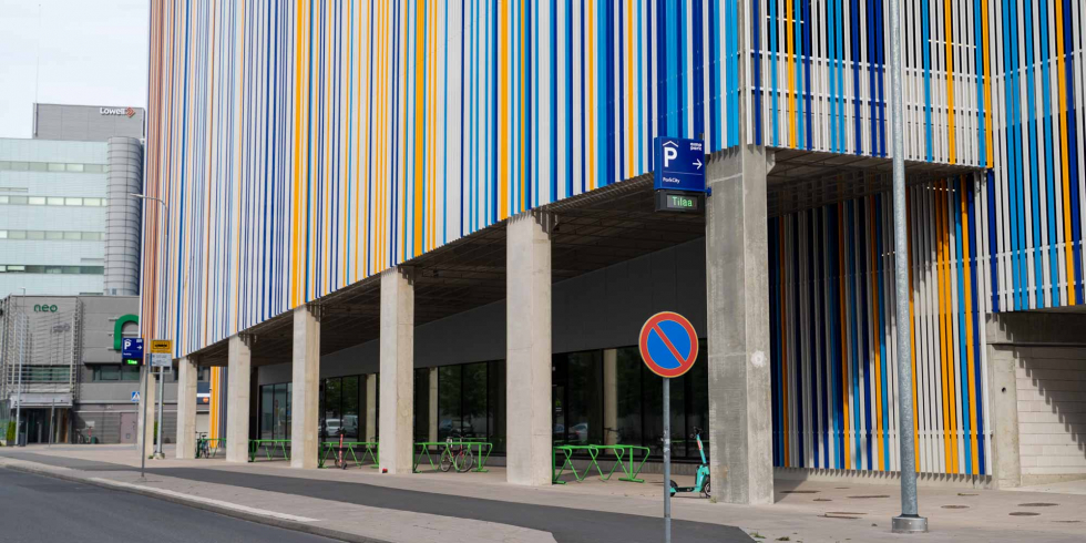 Pyöräpysäköintikokeilu kiinnosti monia