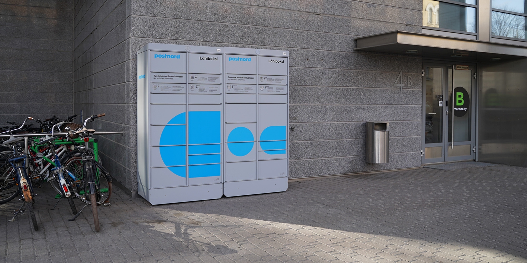Postnordin pakettiautomaatit EduCityyn ja PharmaCityyn