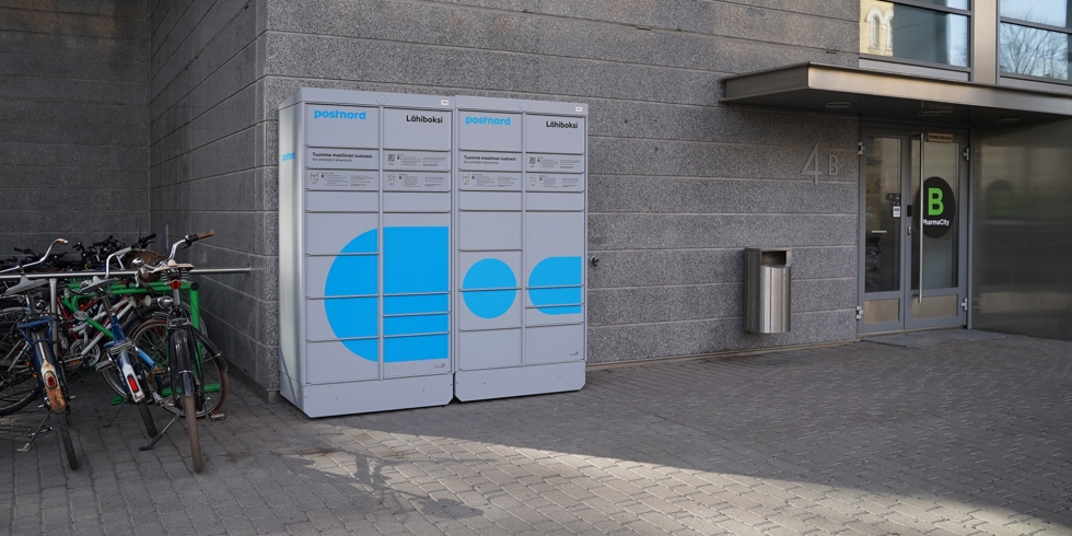 Postnordin pakettiautomaatit EduCityyn ja PharmaCityyn